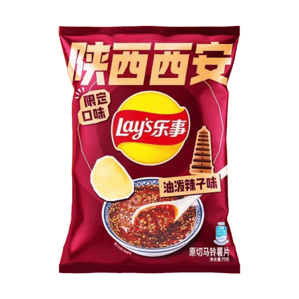 乐事油泼辣子薯片 22/70g