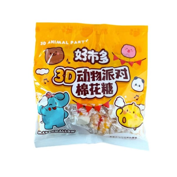 好市多3D动物派对棉花糖 35/100g