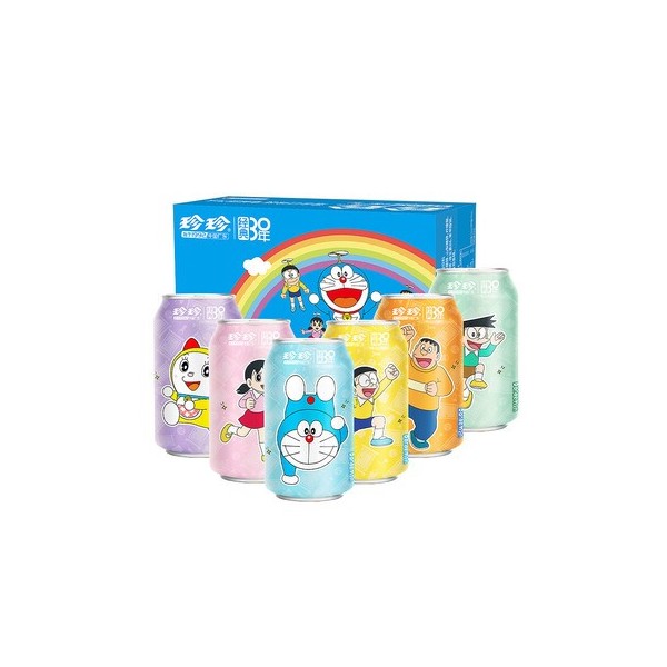 *Bebida con gas isotónica Doraemon sabor surtido 24*330ml ZHENZHEN