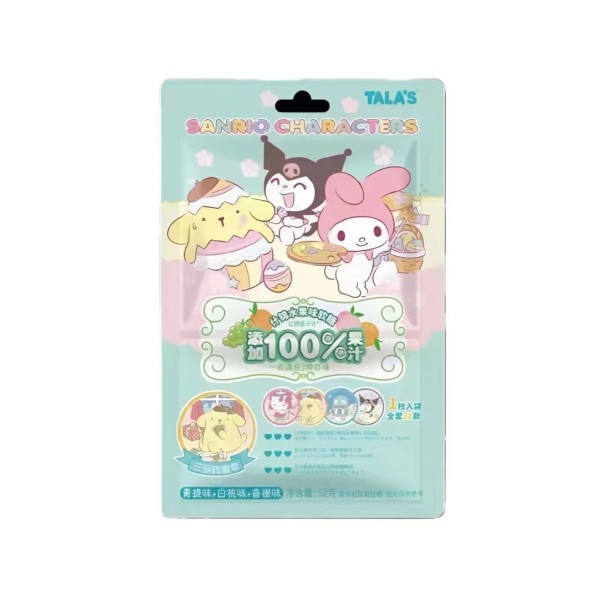 三丽鸥徽章果汁软糖(缤纷水 果味 60/52g