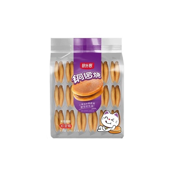 Dorayaki Relleno Frijol Rojo 12/288g