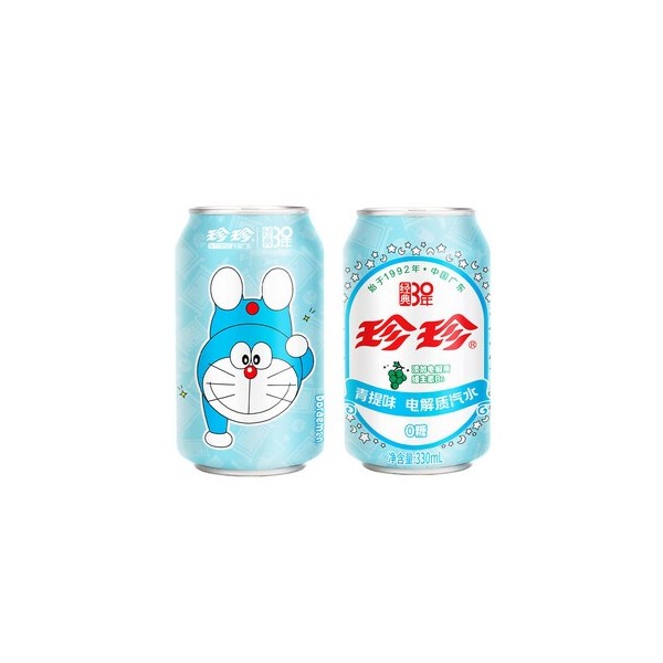 *Bebida con gas isotónica Doraemon sabor uva 24/330ml ZHENZHEN