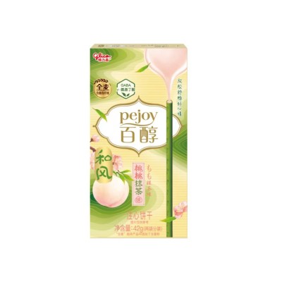 百醇和风系列桃桃抹茶味注心饼干 36/42g