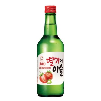 Soju sabor Fresa (13% Vol) 20/350ml JINRO