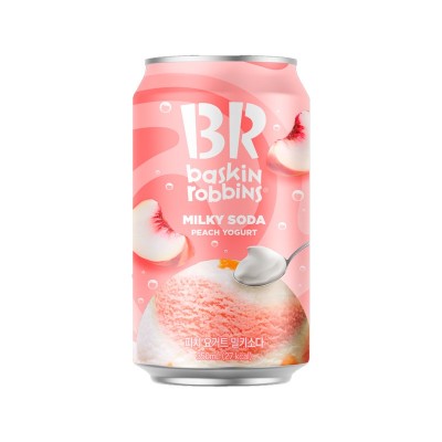Bebida sabor Yogurt de  Melocotón 24/350ml BASKIN-ROBBINS