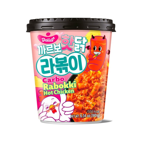 Rabokki sabor Carbonara Picante 24/180g DELIEF
