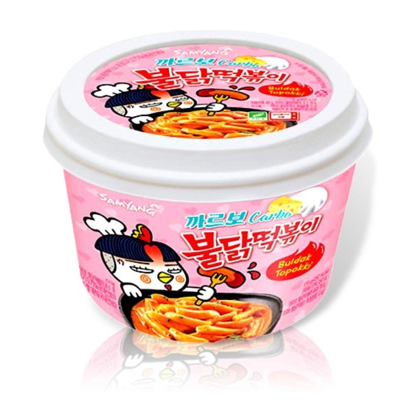 Tteokbokki inst. sabor Carbonara 16/179g SAMYANG