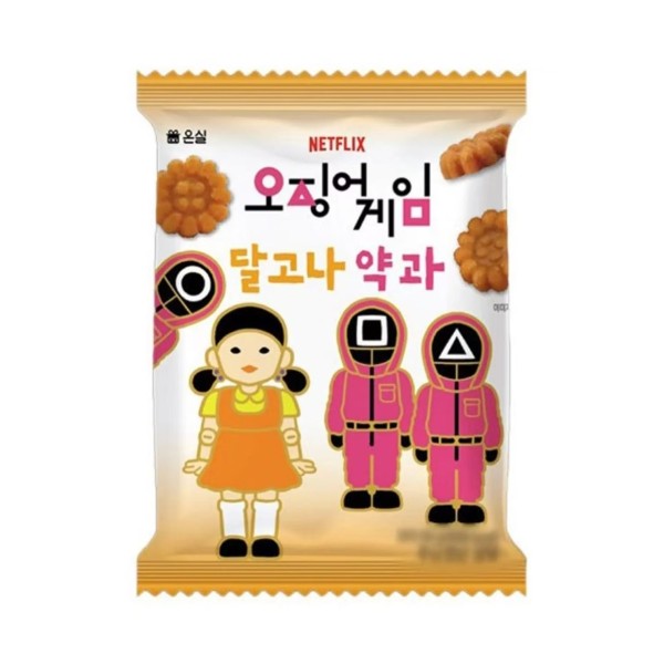 韩国章鱼游戏焦糖饼干 12/90g