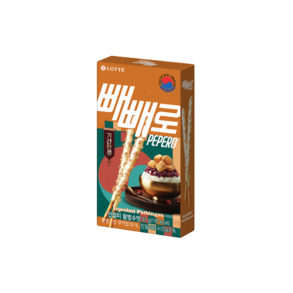 Pepero sabor Ingeolmi 40/37g LOTTE