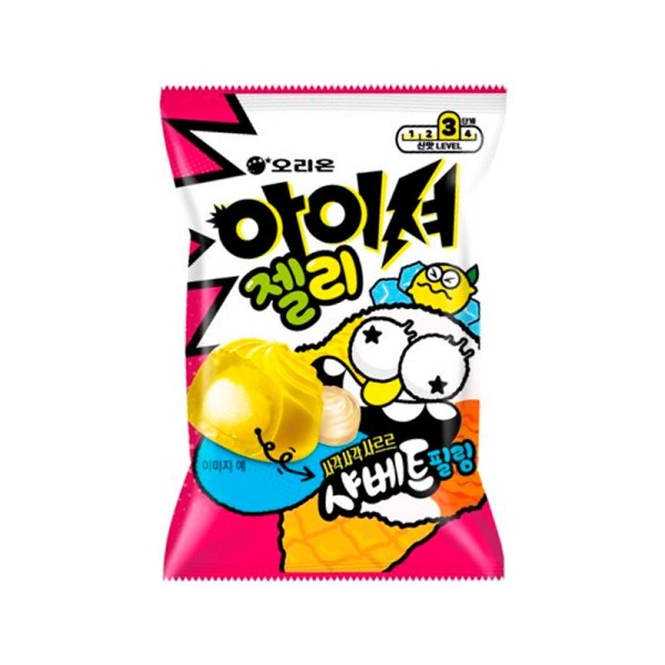Gominola acida sabor Piña y Limón 10/72g ORION