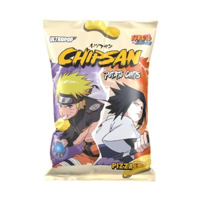 Chipsan sabor Pizza (Naruto vs Sasuke) 10/110g ULTRAPOP