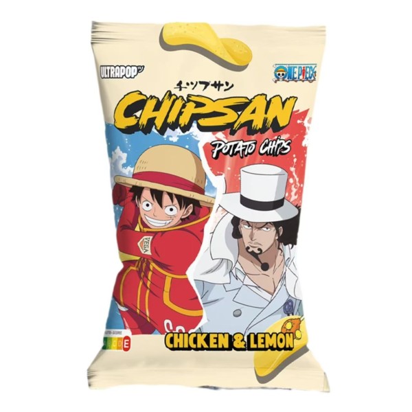Chipsan sabor Pollo y Limón (Luffy vs Rob Lucci) 10/110g ULTRAPOP
