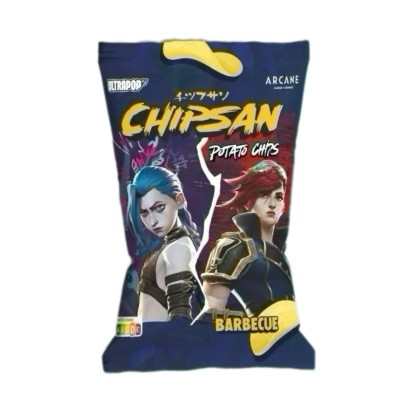 Chipsan sabor Barbacoa (Jinx vs Vi ) 10/110g ULTRAPOP