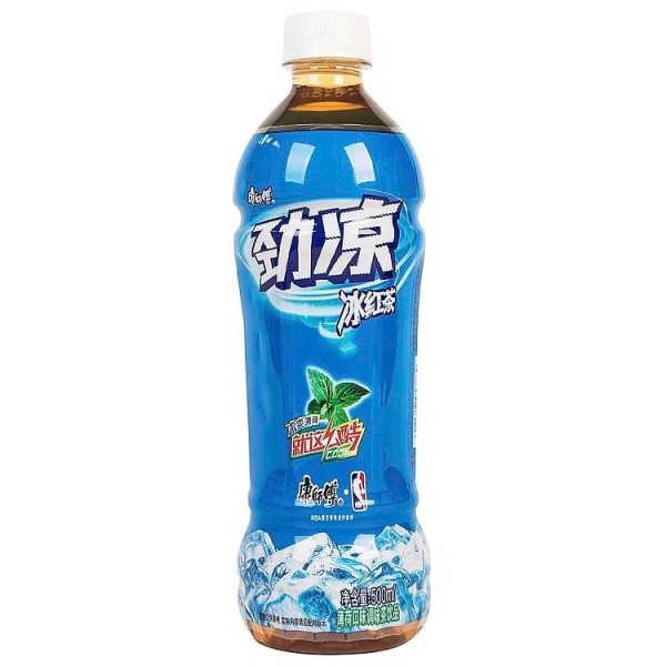Bebida de Té Negro Helado Con Menta 15/500ml Master Kong