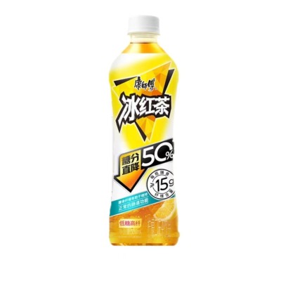 Bebida de Té Negro Helado (bajo en azucar y alto en fibra) 15/500ml Master Kong