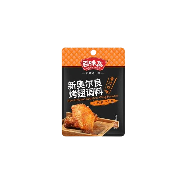 Condimento en polvo para alitas orleans sabor miel 60/35g BAIWEIZHAI