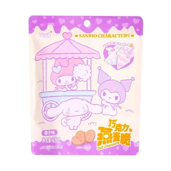 Copos de Avena Crujiente con Choco sabor Coco 48/28g Sanrio