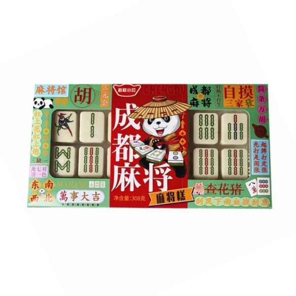 Pastel “Mahjong” de Chengdu (Verde) 17/308g