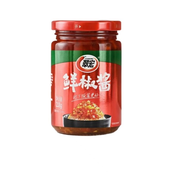 翠宏鲜椒酱 12/218g