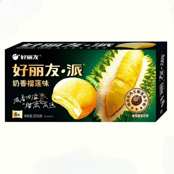 好丽友奶香榴莲味 16/204g