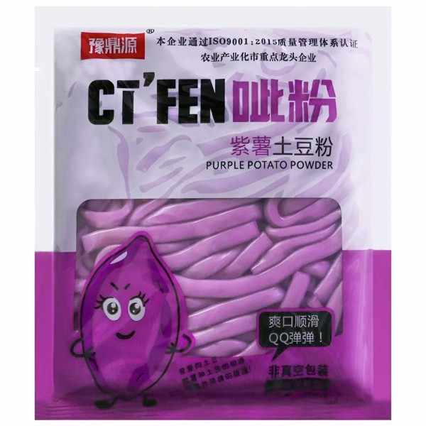 Fideos de Patata con Batata Morada 40/260g Yudingyuan