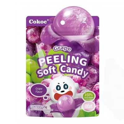 Gominola pelable sabor Uva 50/75g COKOC