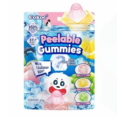 Gominola sabor Soda y Fruta Variada 50/75g COKOC -