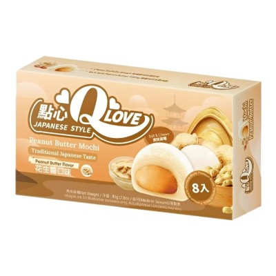Mini mochi sabor Mantequilla de Cacahuete 24/80g YUKI&LOVE -