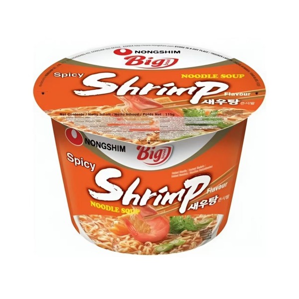 Fideos Isnt. sabor Gamba Picante (Big) Bowl 16/115g NONGSHIM