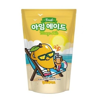 Bebida sabor Mango Ade 50/230ml FRESH I'M ADE