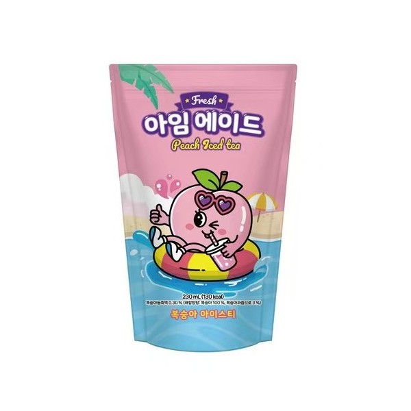 Bebida sabor Melocotón Ade 50/230ml FRESH I'M ADE