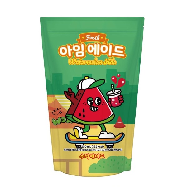 Bebida sabor Sandia Ade 50/230ml FRESH I'M ADE