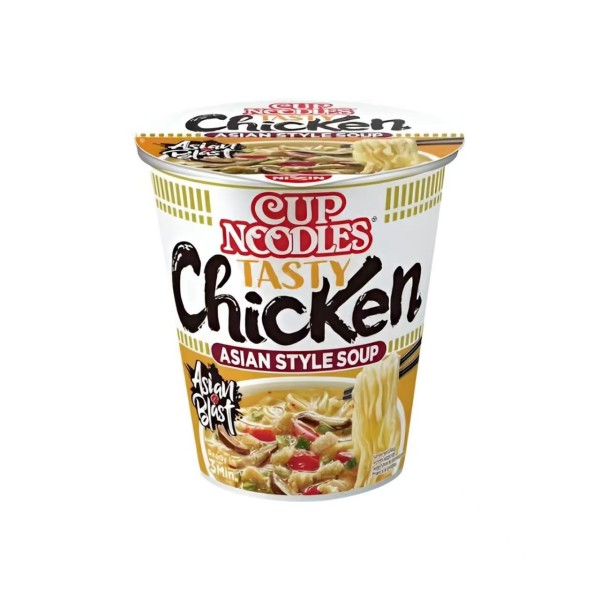 Fideos Inst. sabor Pollo Tasty (vaso) 8/63g NISSIN