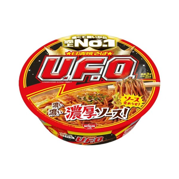 Fideos Inst. U.F.O. sabor Yakisoba Original 12/128g NISSIN