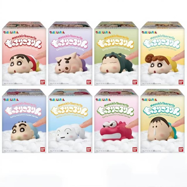 Figura Mocchiri Korokin Crayon (Shin-Chan) con gominola 12/1.5g BANDAI