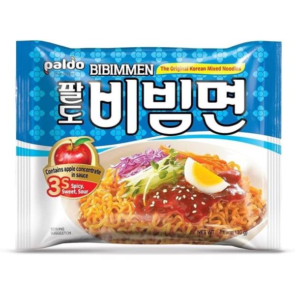 Noodles inst. Bibim Men sabor Agridulce y Picante 20/130g PALDO