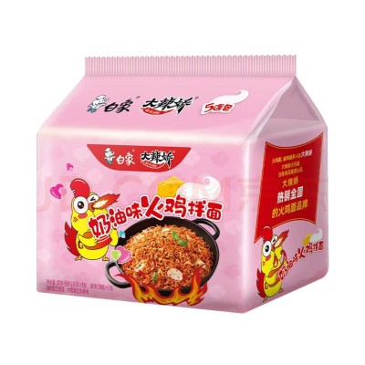 Fideos inst. sabor Carbonara Picante 5/6/112g BAIXIANG