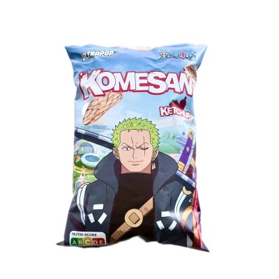 Snack de arroz sabor Ketchup Komesan (Zoro) 12/60g ULTRAPOP