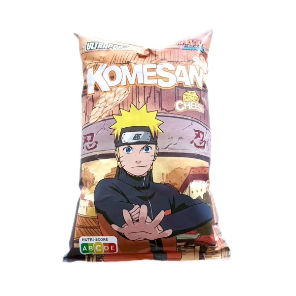 Snack de arroz Komesan sabor Queso (Naruto) 12/60g ULTRAPOP