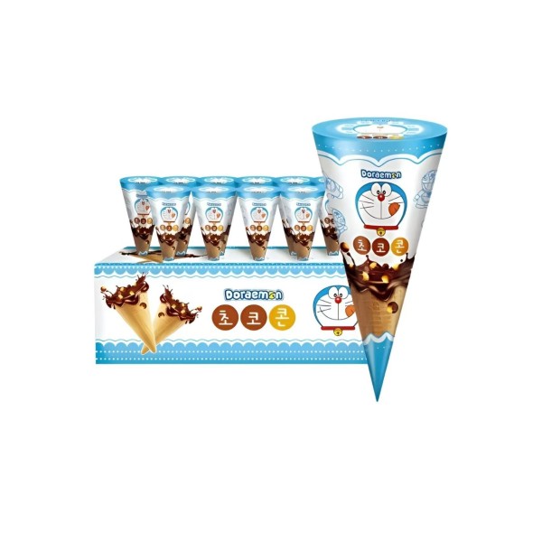 Cono de Galleta sabor Choco Crujiente 20/15g DORAEMON