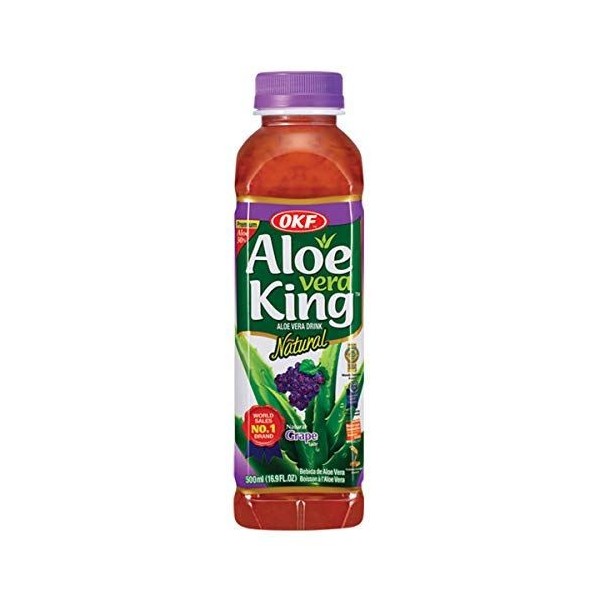 Bebida de Aloe vera sabor a Uva 20/500ml  OKF