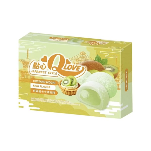 Mini mochi sabor Natilla de Kiwi 24/168g QLOVE