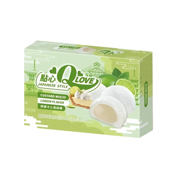 Mini mochi Sabor Natilla de Limón 24/168g QLOVE