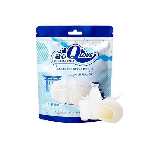 Mini mochi sabor Leche Tradicional 24/120g QLOVE
