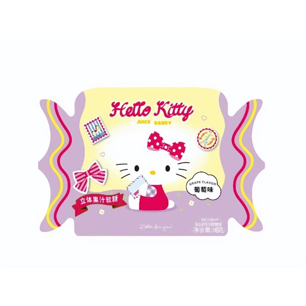 Gominola 3D sabor Uva Hello Kitty 30/36g QI