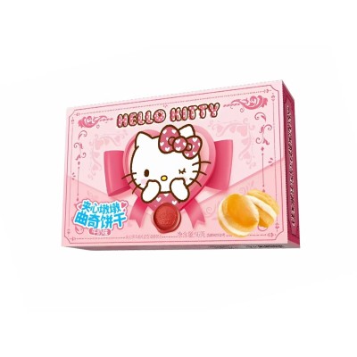 Galleta rellena sabor Crema de Leche Hello Kitty 30/56g QI