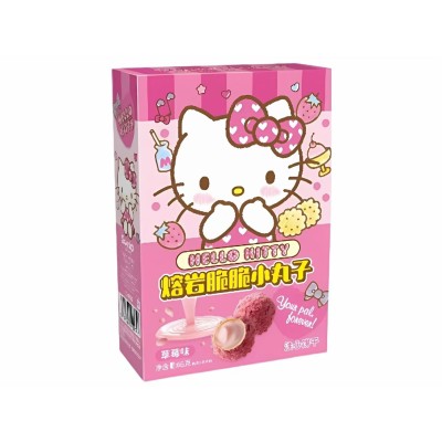 Bola de Arroz Cryspy sabor Fresa Hello Kitty 24/65g QI