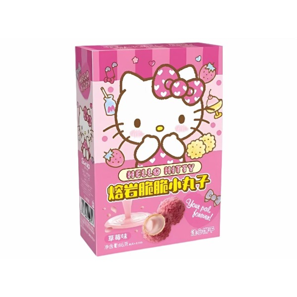 Bola de Arroz Crispy sabor Fresa Hello Kitty 24/65g QI