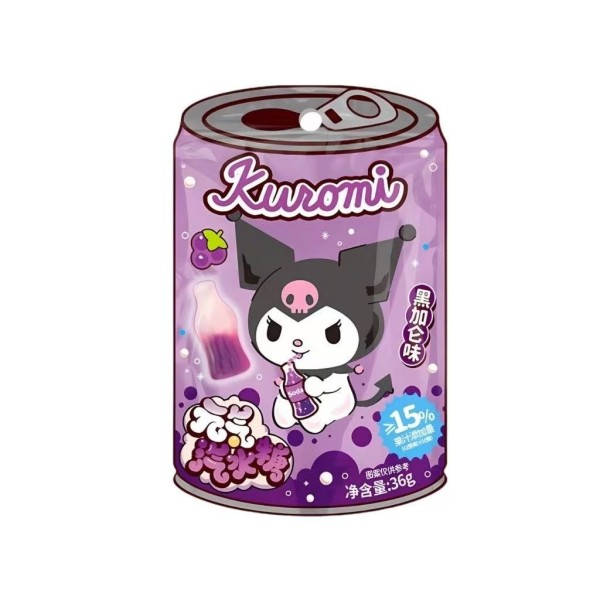 Gominola de refresco sabor Grosella Negra Kuromi 60/36g QI