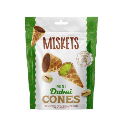 Conos Wafer sabor Chocolate Dubai 12/50g MISKETS
